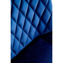 Стул HALMAR K520 синий/черный, поворотный